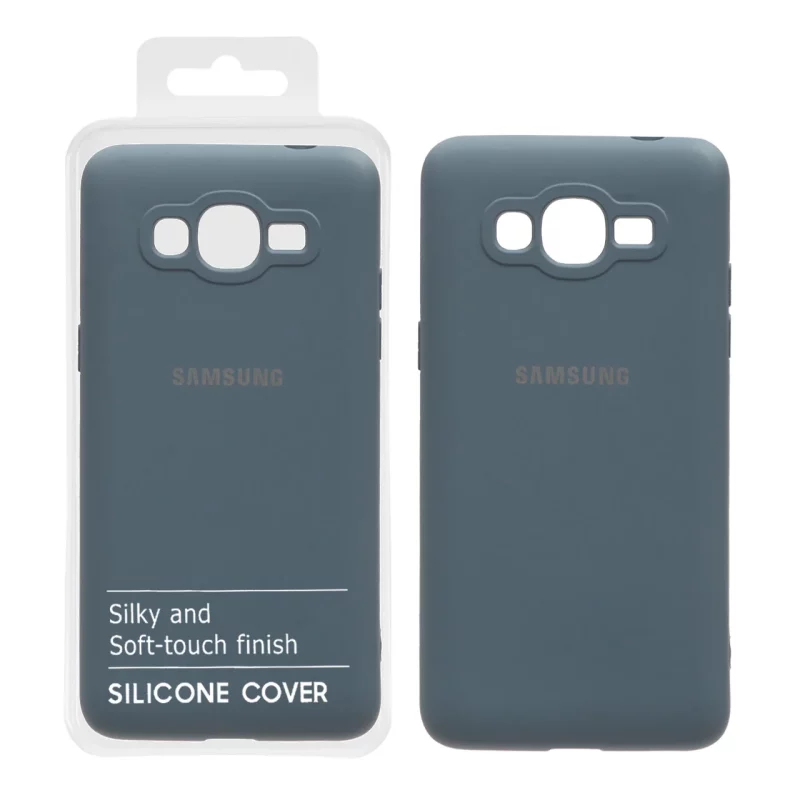 قاب نیو سیلیکون محافظ لنزدار RFF مدل Samsung Galaxy J2 Prime / G530 / Grand Prime - آبی فیلی (پک دار) - تصویر 2
