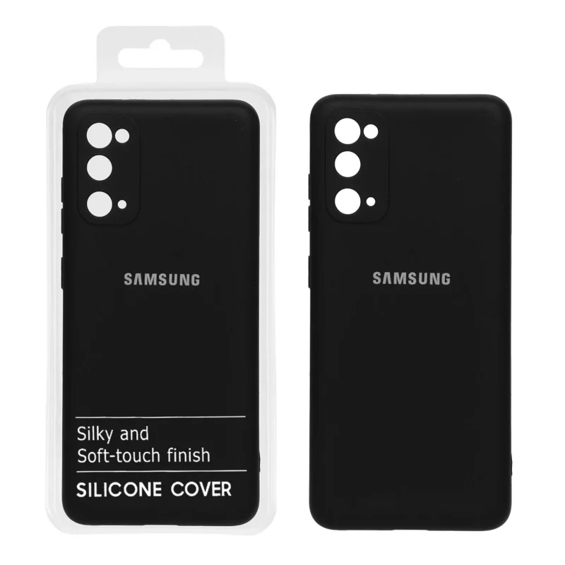قاب نیو سیلیکون محافظ لنزدار RFF مدل Samsung S20 - مشکی (پک دار) - تصویر 2