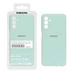 قاب سیلیکونی پاک کنی اورجینال درجه یک Samsung Galaxy A04s / A13 5G - سبز روشن (پک دار)