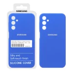 قاب سیلیکونی پاک کنی اورجینال درجه یک Samsung Galaxy A24 - آبی کاربنی (پک دار)
