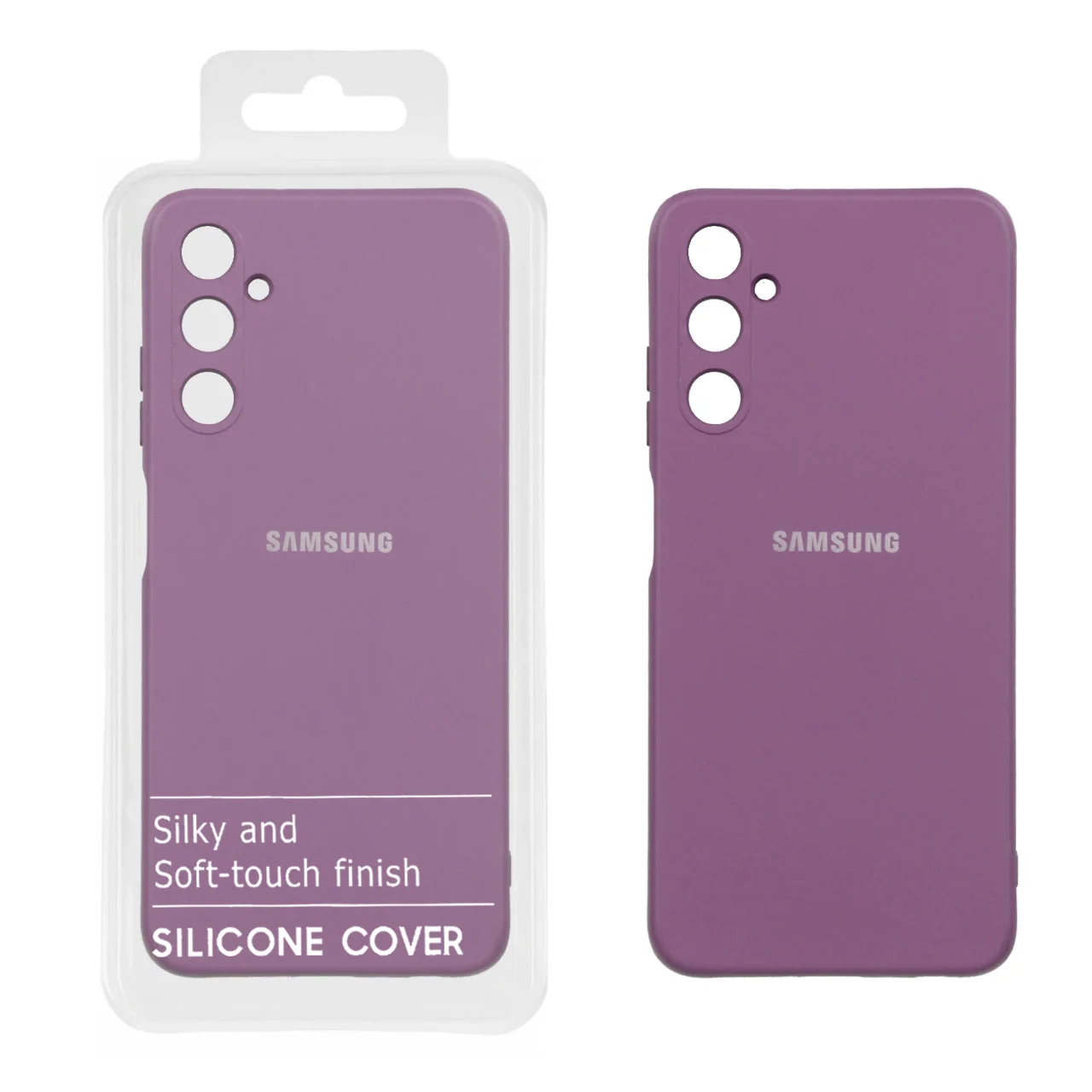 19178-991176-1 قاب نیو سیلیکون محافظ لنزدار RFF مدل Samsung A05s - بادمجانی (پک دار) - تصویر 1