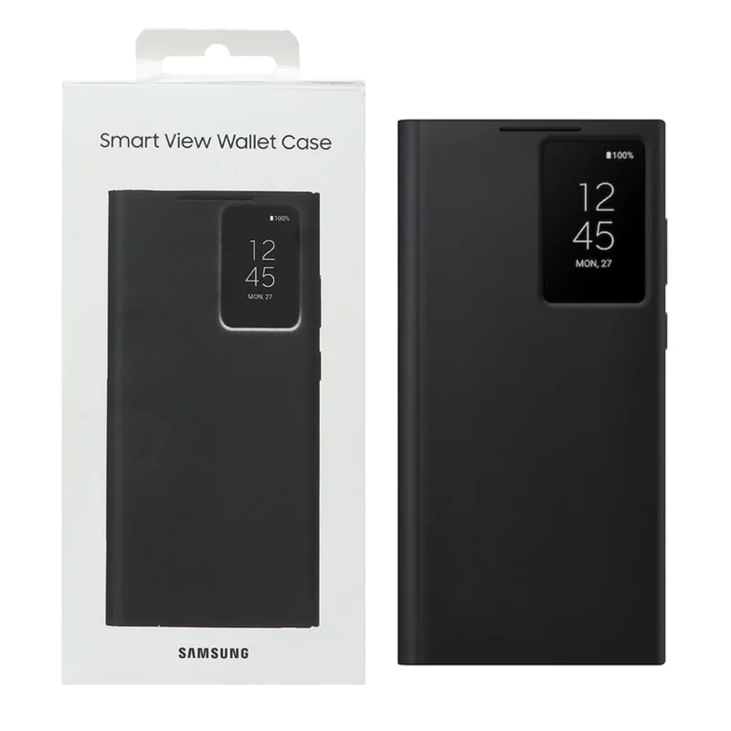 کیف هوشمند اورجینال سامسونگ Smart View Wallet Case مدل Samsung Galaxy S23 Ultra - مشکی (پک دار) - تصویر 2