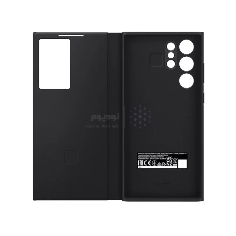 کیف هوشمند اورجینال سامسونگ Smart View Wallet Case مدل Samsung Galaxy S23 Ultra - مشکی (پک دار) - تصویر 4