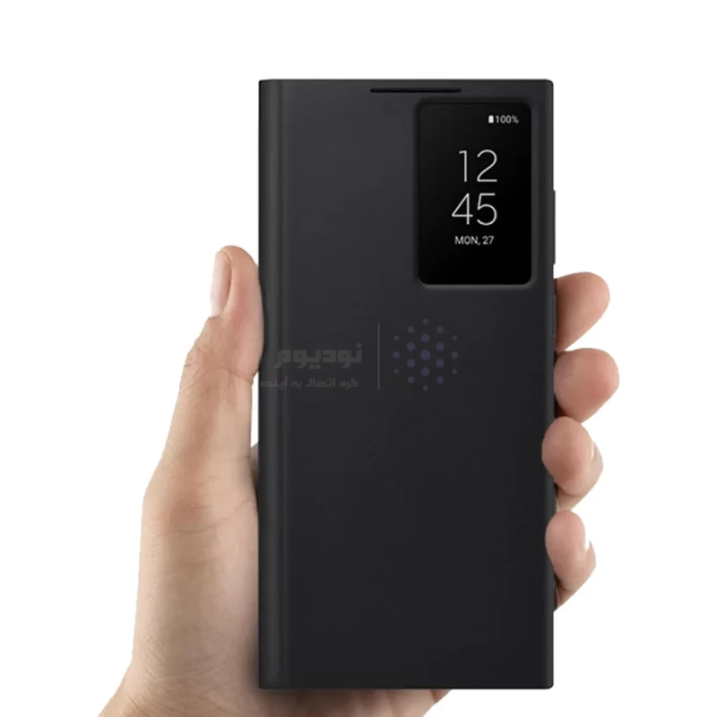 کیف هوشمند اورجینال سامسونگ Smart View Wallet Case مدل Samsung Galaxy S23 Ultra - مشکی (پک دار) - تصویر 5