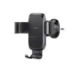هولدر گوشی موبایل دریچه کولری Baseus مدل Metal Age Go BS-CM049 - مشکی (گارانتی آونگ) - تصویر 3