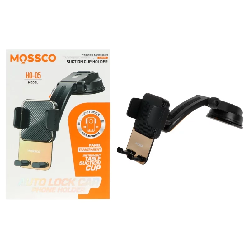 هولدر گوشی موبایل پایه دار Mossco مدل HO-05 - مشکی - تصویر 2