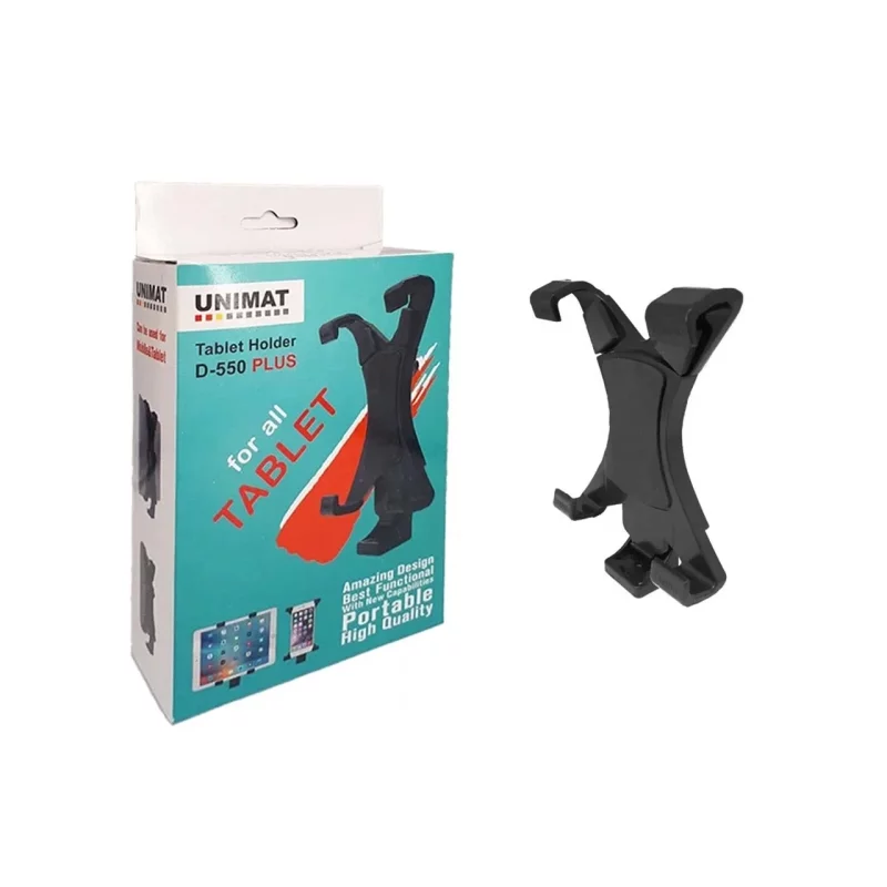 هولدر گوشی موبایل و تبلت Unimat مدل D-550 Plus مخصوص اتصال به سه پایه - مشکی - MMS - تصویر 2