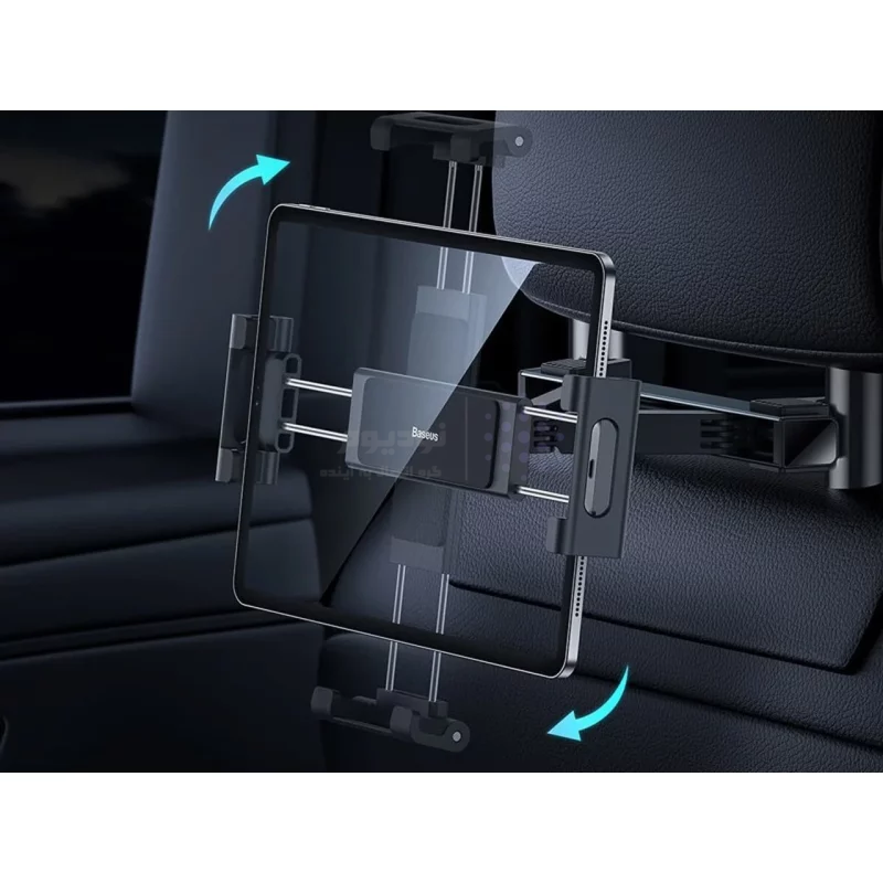 هولدر تبلت مخصوص پشت صندلی خودرو Baseus مدل Joyride Pro Series BS-CZ009 - مشکی (گارانتی آونگ) - تصویر 7