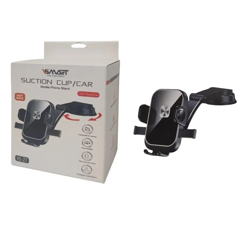 هولدر گوشی موبایل پایه دار V-Smart مدل VS-27 - مشکی - BSA - تصویر 2