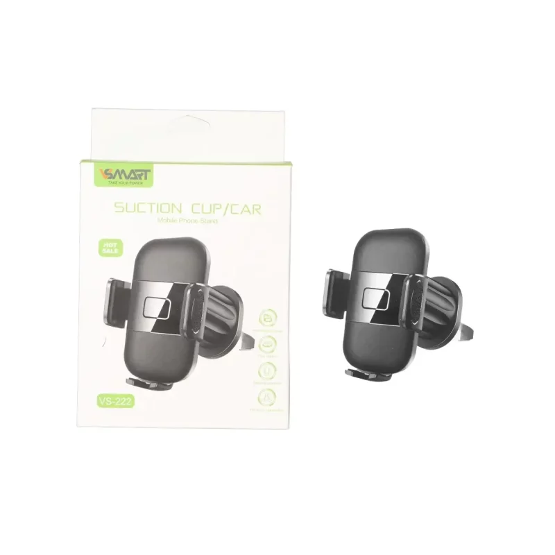 هولدر گوشی موبایل دریچه کولری V-Smart مدل VS-222 - مشکی - BSA - تصویر 2