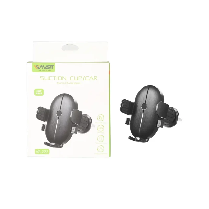 هولدر گوشی موبایل دریچه کولری V-Smart مدل VS-223 - مشکی - BSA - تصویر 2