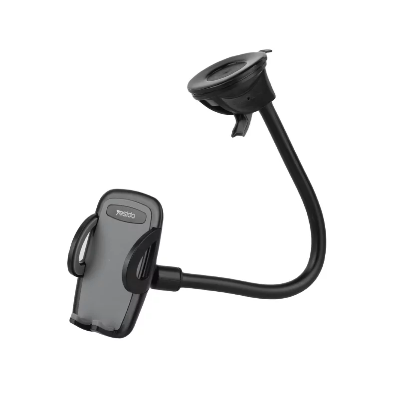 هولدر گوشی موبایل پایه دار (با پایه بلند و انعطاف پذیر) yesido مدل C108 - مشکی - تصویر 2