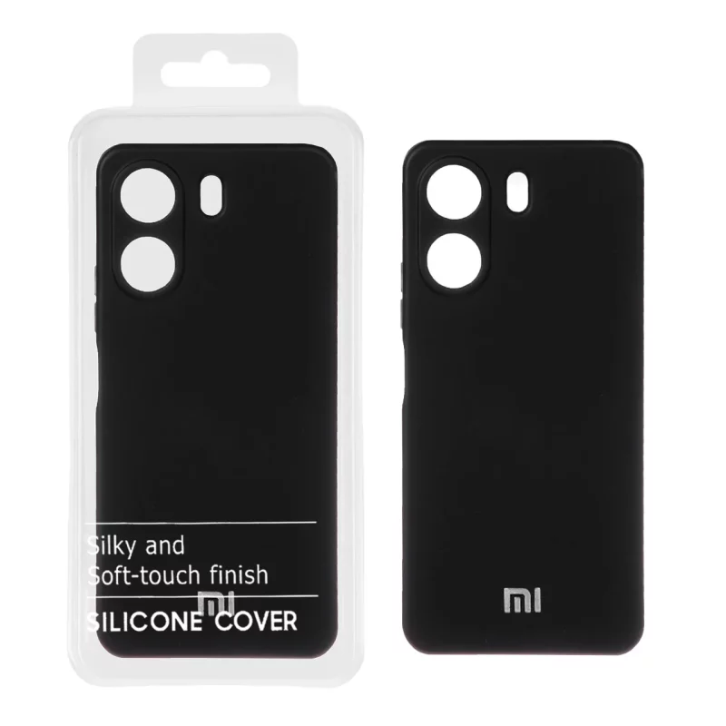 قاب نیو سیلیکون محافظ لنزدار RFF مدل Xiaomi Redmi 13C / Poco C65 - مشکی (پک دار) - تصویر 2