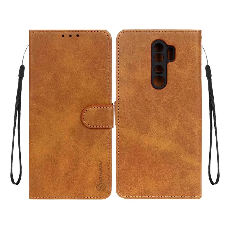 کیف موبایل مگنتی Nillkin مدل Xiaomi Redmi Note 8 Pro - عسلی - تصویر 2