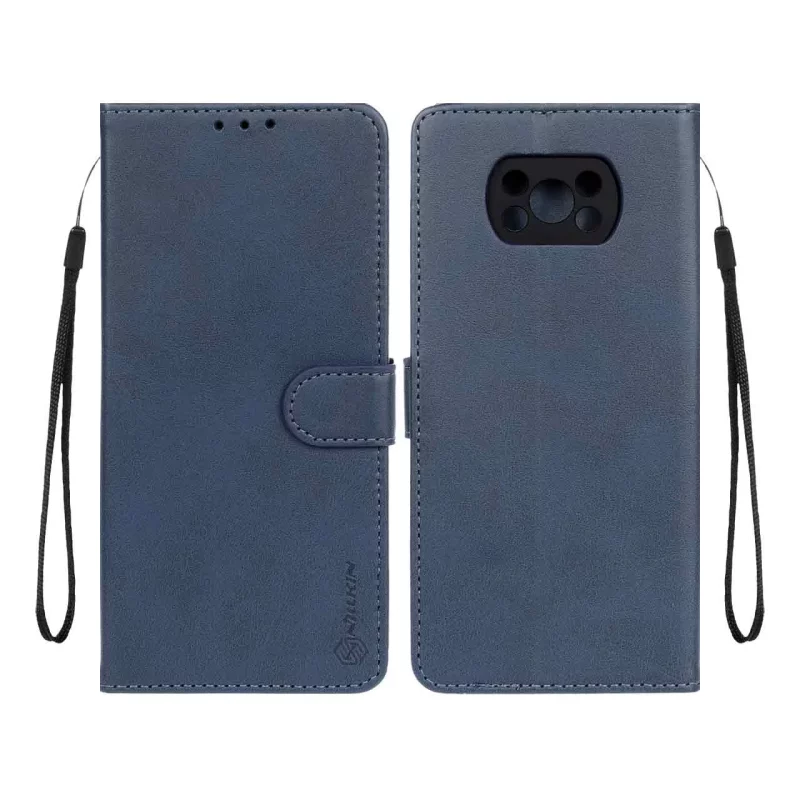 کیف موبایل مگنتی Nillkin مدل Xiaomi Poco X3 / Poco X3 Pro / Poco X3 NFC - سرمه ای - تصویر 2