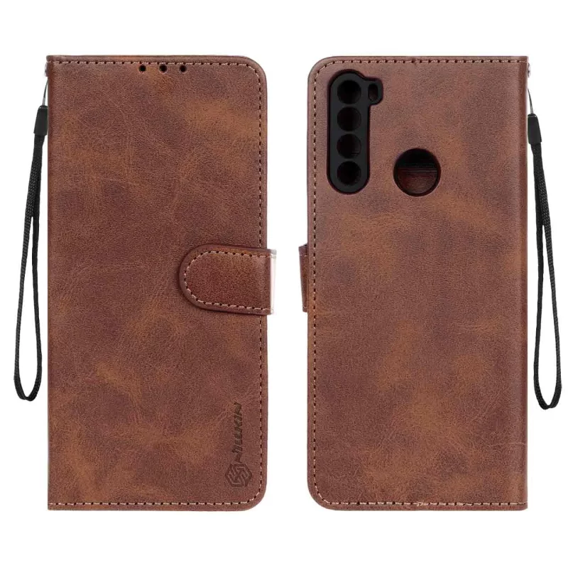 کیف موبایل مگنتی Nillkin مدل Xiaomi Redmi Note 8 - قهوه ای - تصویر 2