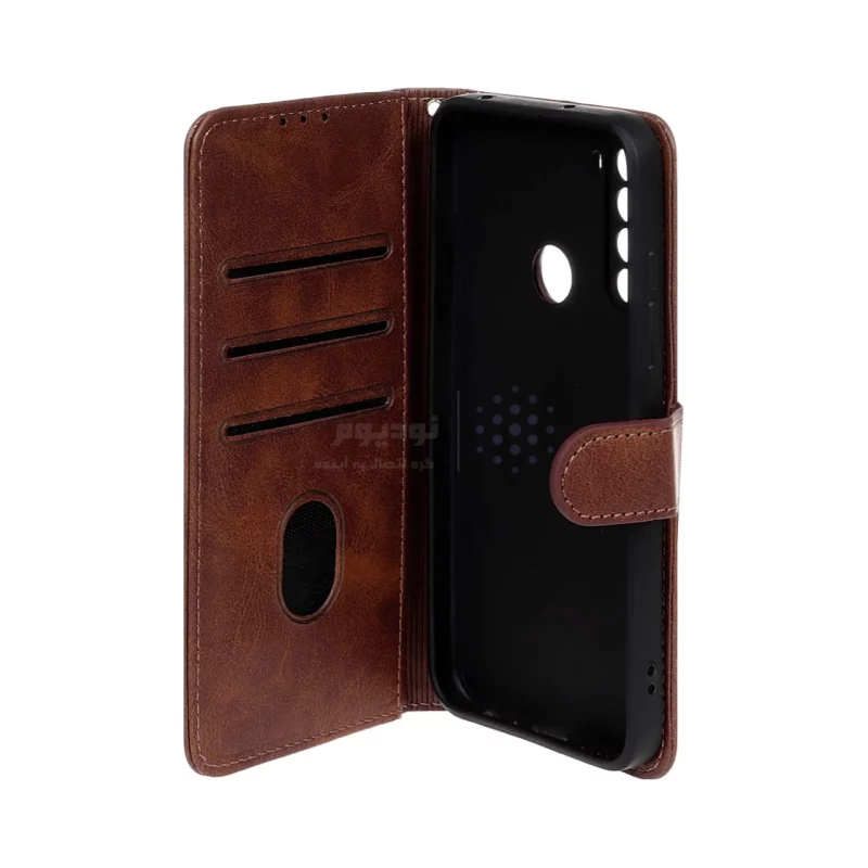 کیف موبایل مگنتی Nillkin مدل Xiaomi Redmi Note 8 - قهوه ای - تصویر 3