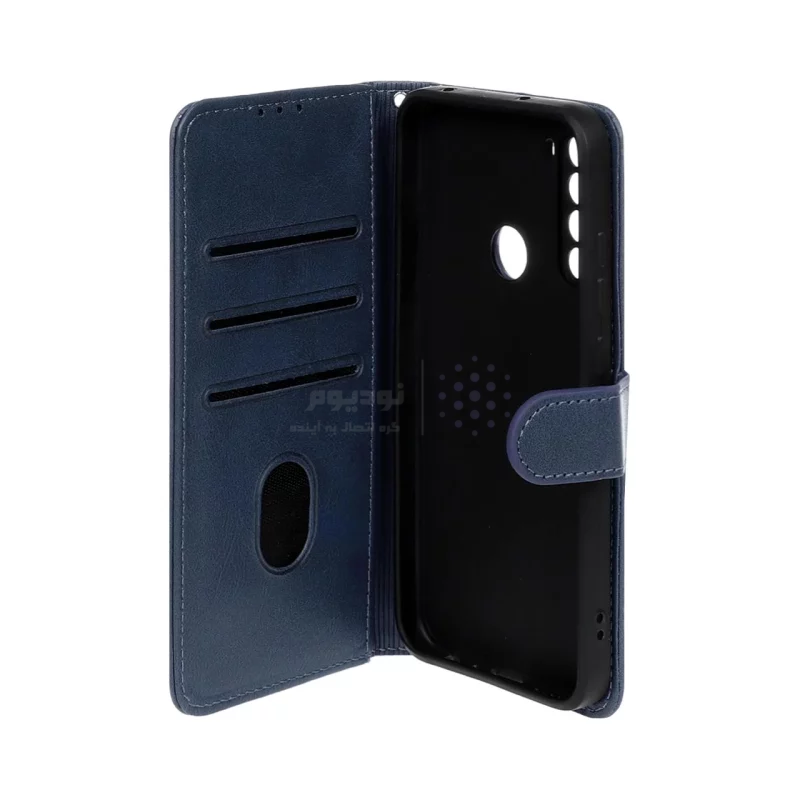 کیف موبایل مگنتی Nillkin مدل Xiaomi Redmi Note 8 - سرمه ای - تصویر 3