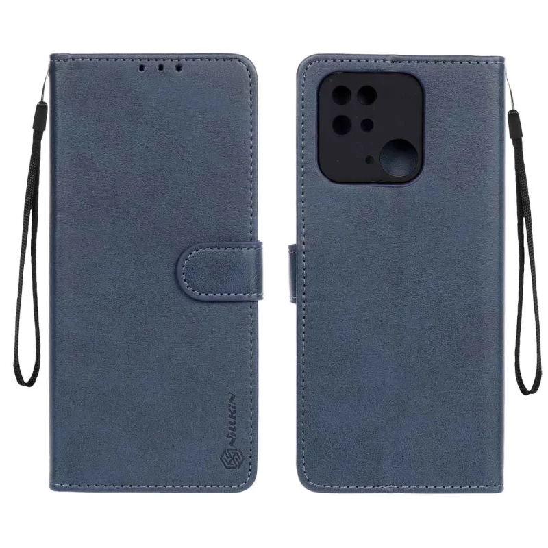 کیف موبایل مگنتی Nillkin مدل Xiaomi Redmi 10C / Redmi 10 Power / Poco C40 - سرمه ای - تصویر 2