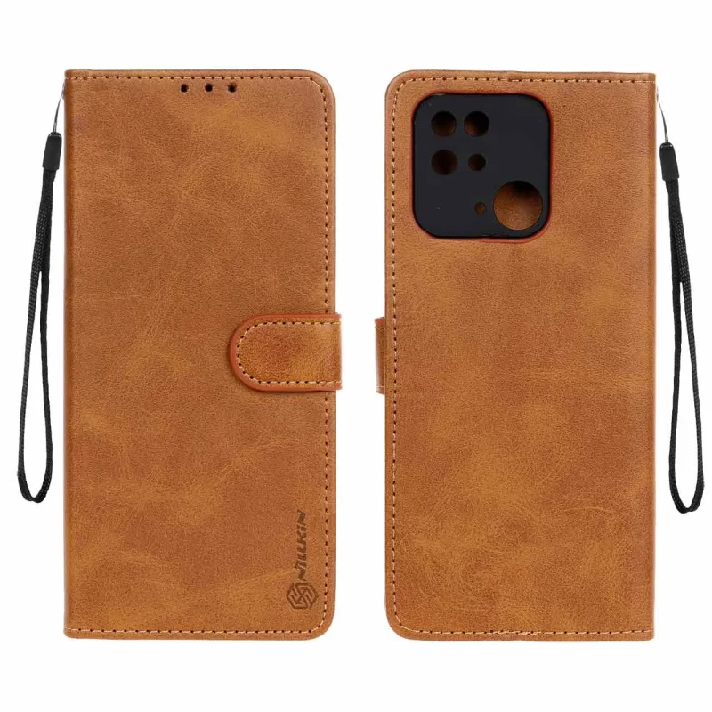 کیف موبایل مگنتی Nillkin مدل Xiaomi Redmi 10C / Redmi 10 Power / Poco C40 - عسلی - تصویر 2
