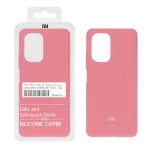 قاب سیلیکونی پاک کنی اورجینال درجه یک Xiaomi Poco F3 / Redmi Mi 11i - صورتی (پک دار)