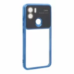قاب دور رنگی محافظ لنز شیشه ای Xiaomi Redmi A1 Plus / Redmi A2 Plus - آبی کد 1