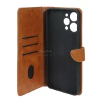 کیف چرمی موبایل مگنتی Xiaomi Redmi 12 / Poco M6 Pro 5G - عسلی - تصویر 3