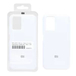 قاب سیلیکونی پاک کنی اورجینال درجه یک Xiaomi Redmi Note 10 4G / Redmi Note 10S / Poco M5S - سفید (پک دار)
