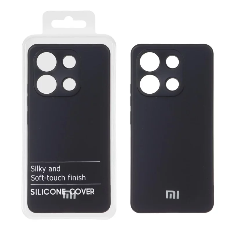 قاب نیو سیلیکون محافظ لنزدار RFF مدل Xiaomi Redmi Note 13 4G - سرمه ای تیره (پک دار) - تصویر 2