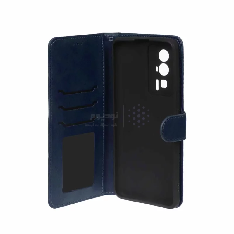 کیف موبایل مگنتی Xiaomi Poco F5 Pro - سرمه ای - تصویر 3