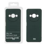 قاب نیو سیلیکون محافظ لنزدار RFF مدل Xiaomi Redmi A3 / A3x / poco C61 - سبز تیره (پک دار)