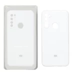 قاب سیلیکونی پاک کنی محافظ لنزدار اورجینال Xiaomi Redmi Note 8 - سفید (پک اصلی)