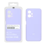 قاب سیلیکونی پاک کنی اورجینال درجه یک Xiaomi Redmi Note 12 5G / Poco X5 - یاسی (پک اصلی)