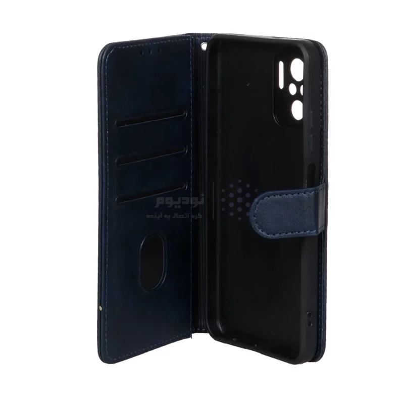 کیف موبایل مگنتی Nillkin مدل Xiaomi Redmi Note 10 4G / Redmi Note 10s / Poco M5s - سرمه ای - تصویر 3