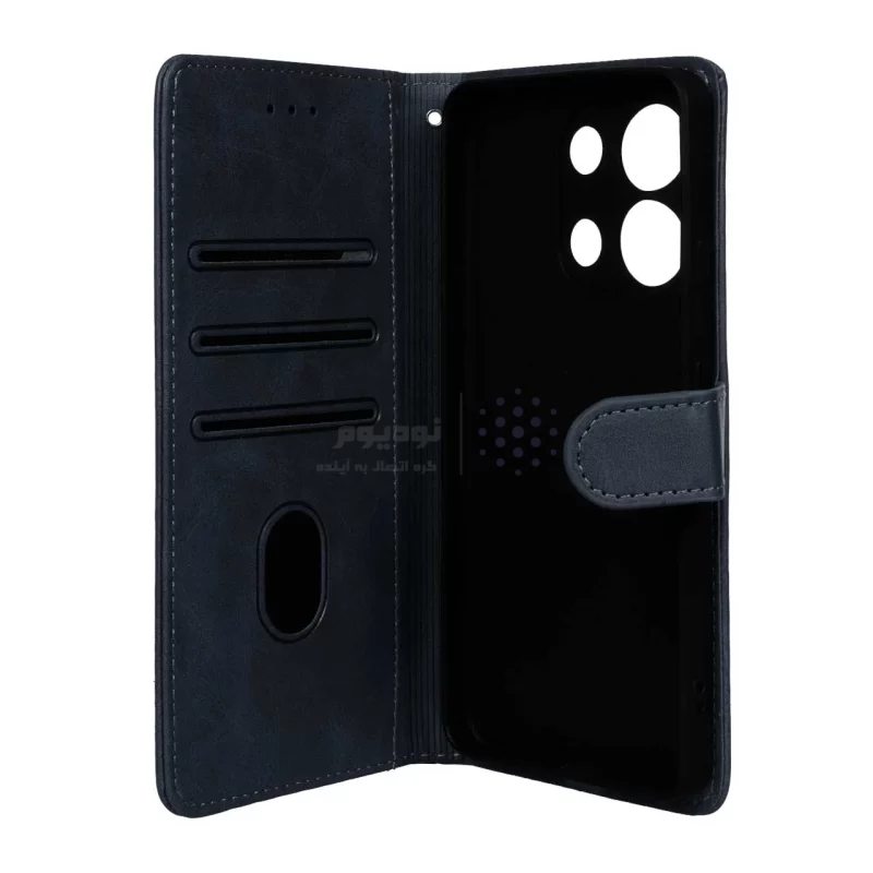 کیف موبایل مگنتی Nillkin مدل Xiaomi Redmi Note 13 4G - سرمه ای - تصویر 3