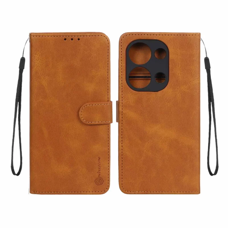کیف موبایل مگنتی Nillkin مدل Xiaomi Redmi Note 14S / Note 13 Pro 4G / M6 Pro 4G - عسلی - تصویر 2