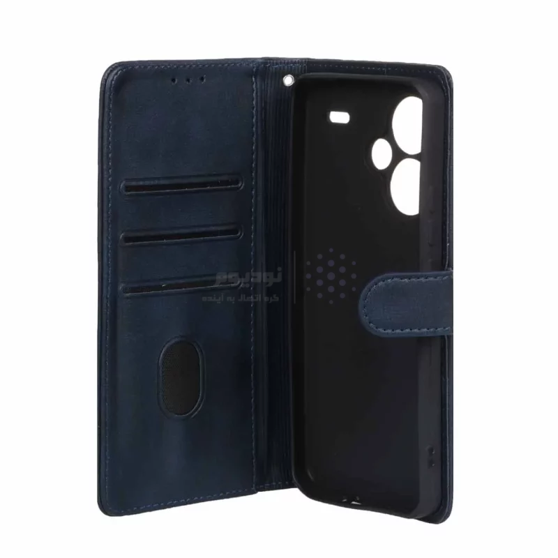 کیف موبایل مگنتی Nillkin مدل Xiaomi Redmi Note 13 Pro Plus - سرمه ای - تصویر 3