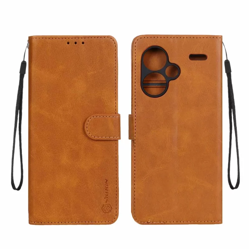 کیف موبایل مگنتی Nillkin مدل Xiaomi Redmi Note 13 Pro Plus - عسلی - تصویر 2