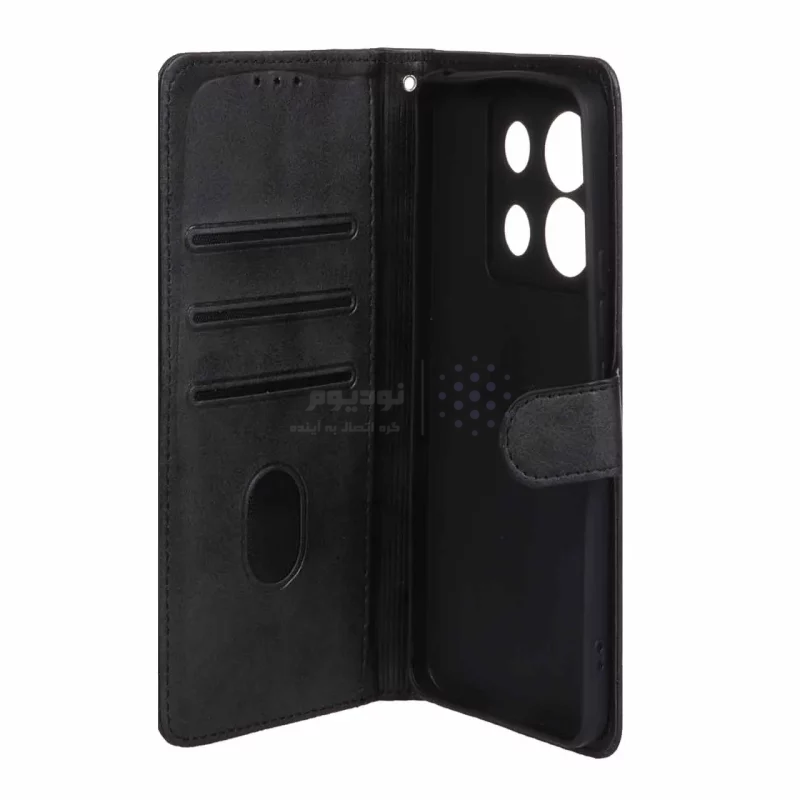 کیف موبایل مگنتی Nillkin مدل Xiaomi Redmi Note 13 Pro 5G / Poco X6 - مشکی - تصویر 3