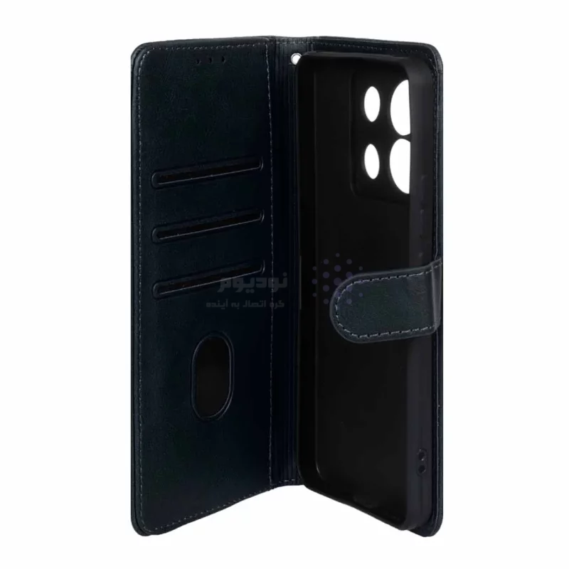کیف موبایل مگنتی Nillkin مدل Xiaomi Redmi Note 13 Pro 5G / Poco X6 - سرمه ای - تصویر 3