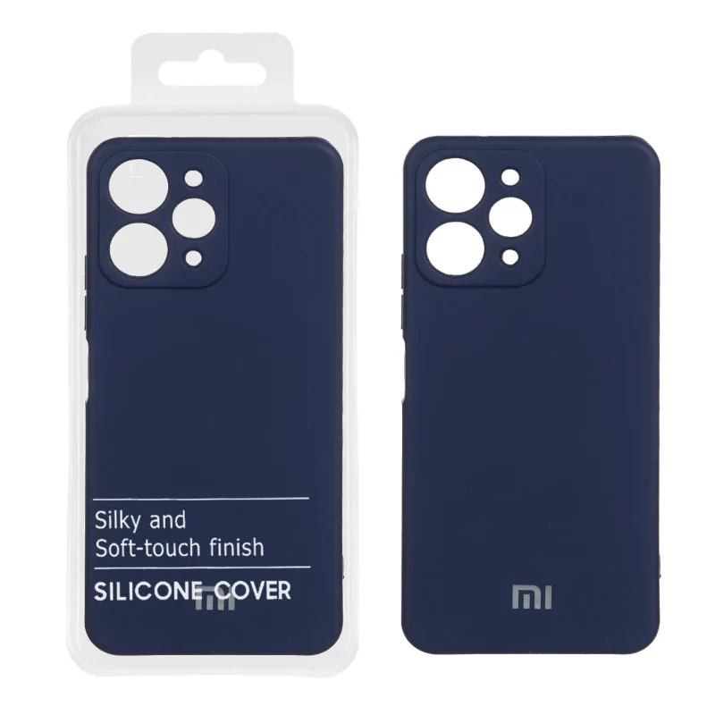 قاب نیو سیلیکون محافظ لنزدار RFF مدل Xiaomi Redmi 12 / Poco M6 Pro 5G - سرمه ای (پک دار) - تصویر 2