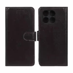 کیف موبایل چرمی مگنتی محافظ لنزدار Xiaomi Poco X6 Pro 5G / Redmi K70E - قهوه ای تیره