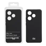 قاب نیو سیلیکون محافظ لنزدار RFF مدل Xiaomi Poco F6 - مشکی (پک دار)