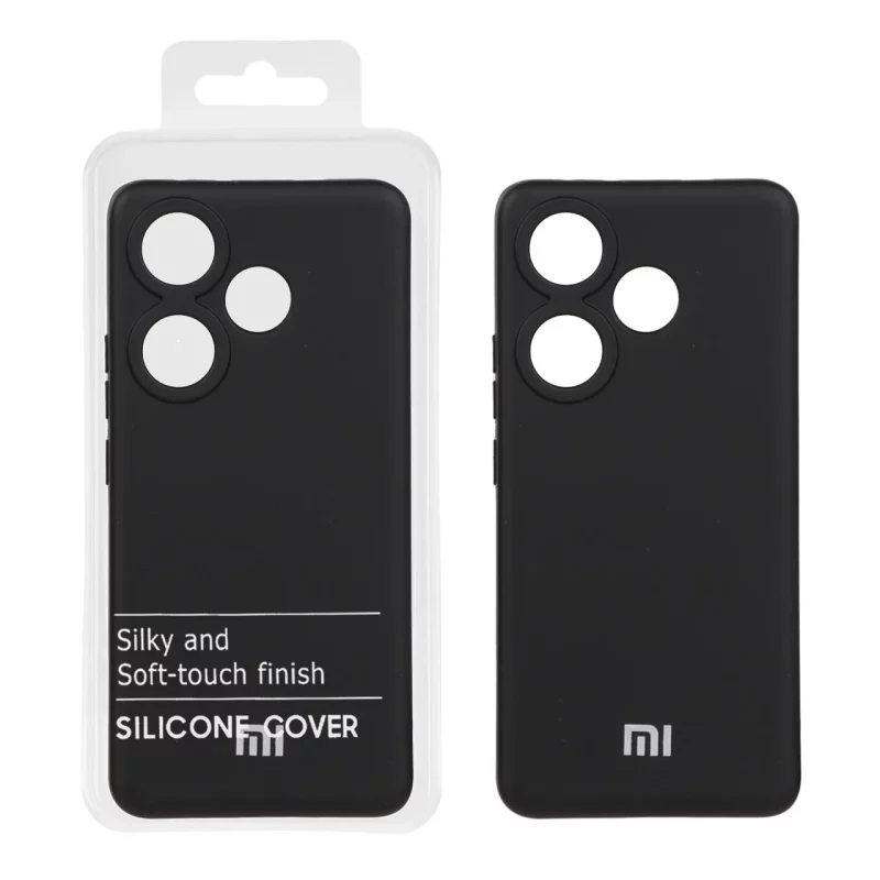 قاب نیو سیلیکون محافظ لنزدار RFF مدل Xiaomi Poco F6 - مشکی (پک دار) - تصویر 2