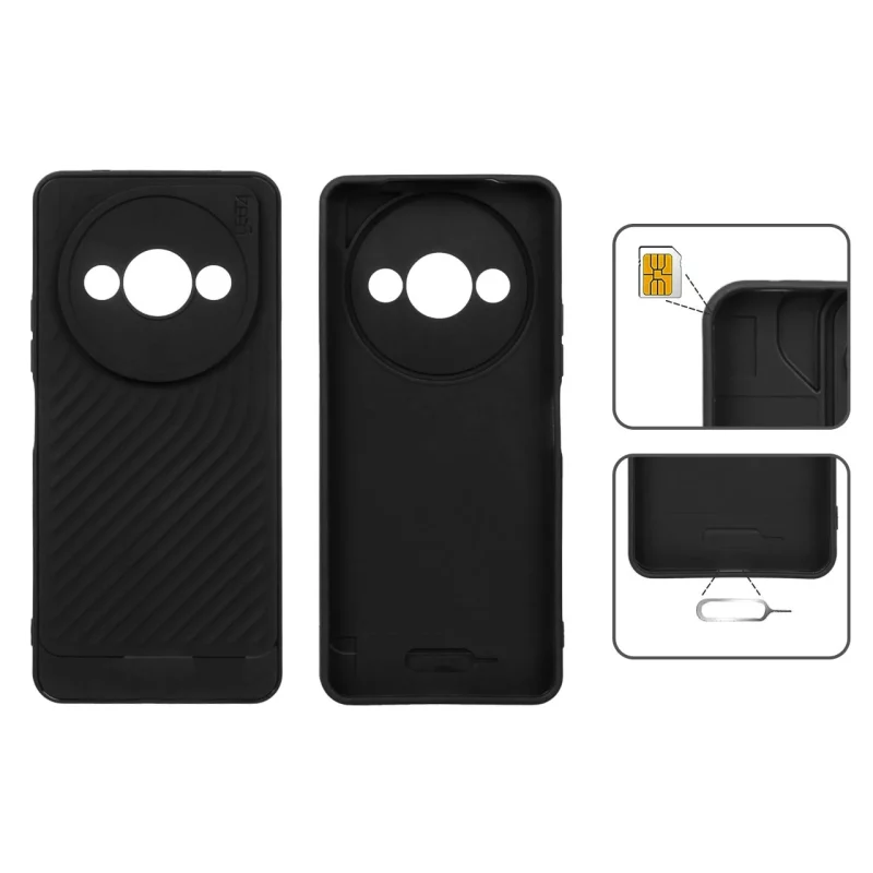 قاب Gear4 کبریتی Xiaomi Redmi A3 / A3x / poco C61 - مشکی - تصویر 2