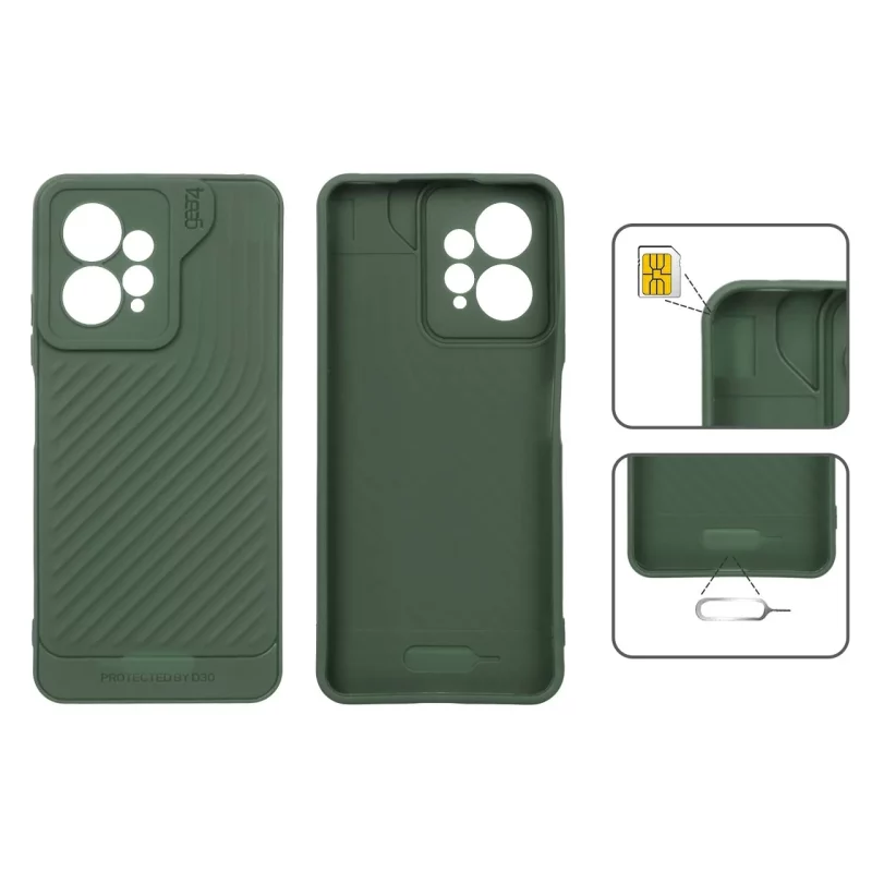 قاب Gear4 کبریتی Xiaomi Redmi Note 12 4G - سبز - تصویر 2