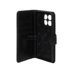 کیف موبایل چرمی مگنتی محافظ لنزدار Xiaomi Poco X6 Pro 5G / Redmi K70E - مشکی - تصویر 3