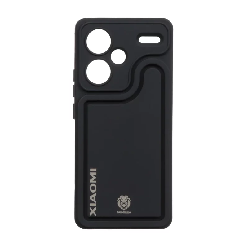 قاب Solid Case منحنی Golden Lion مدل Xiaomi Redmi Note 13 Pro Plus - مشکی - تصویر 2