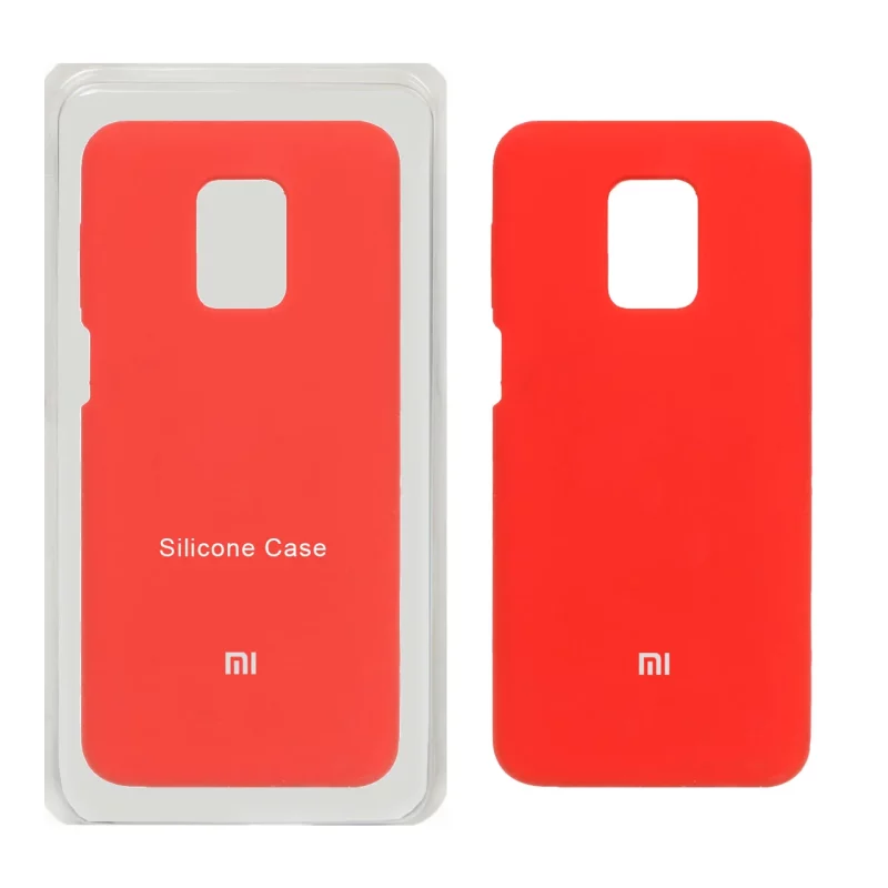 قاب سیلیکونی پاک کنی اورجینال Xiaomi Redmi Note 9S / Redmi Note 9 Pro / Redmi Note 9 Pro Max - قرمز (پک اصلی) - تصویر 2