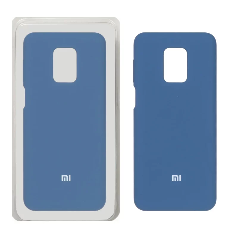 قاب سیلیکونی پاک کنی اورجینال Xiaomi Redmi Note 9S / Redmi Note 9 Pro / Redmi Note 9 Pro Max - آبی تیره (پک اصلی) - تصویر 2